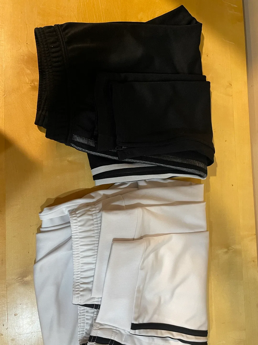 Adidas Training Hoodie & 2 Black & White joggers image indicator(5)