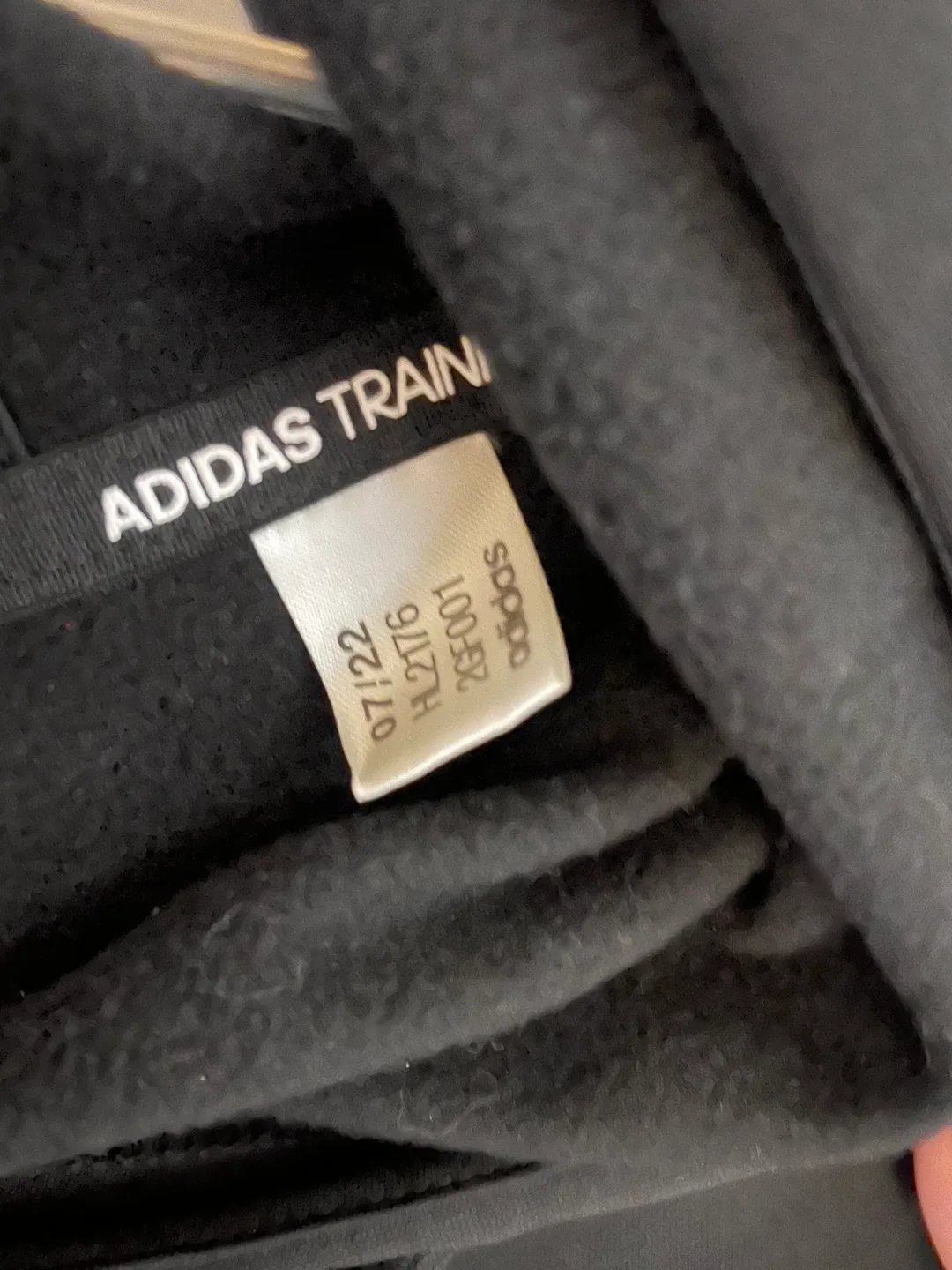 Adidas Training Hoodie & 2 Black & White joggers image indicator(4)