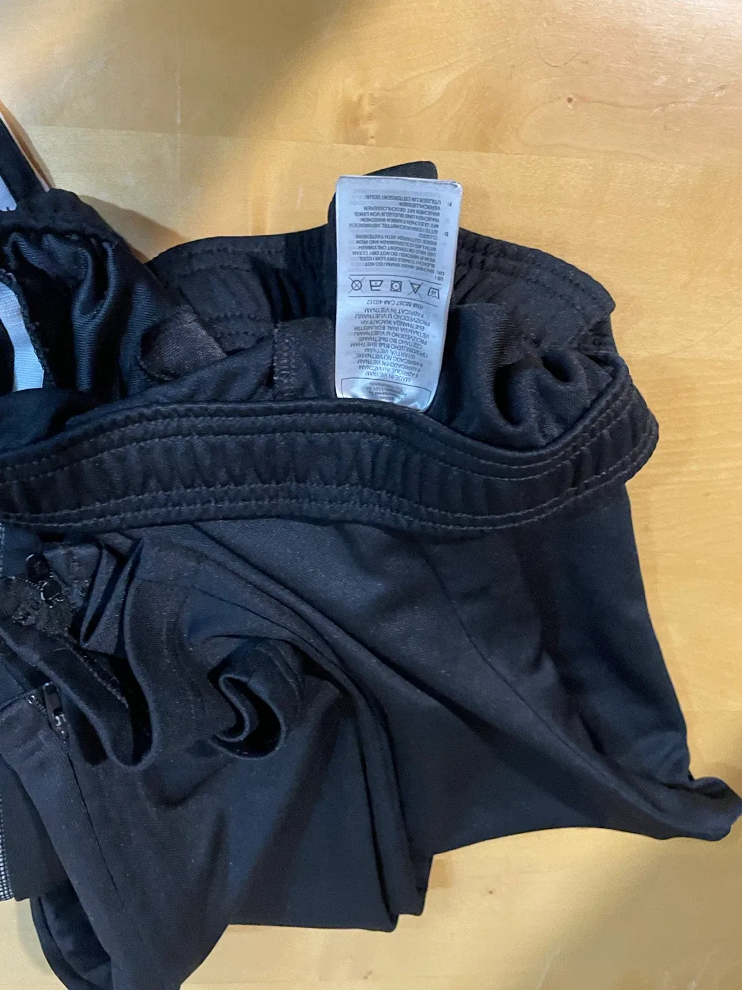 Adidas Training Hoodie & 2 Black & White joggers image indicator(7)