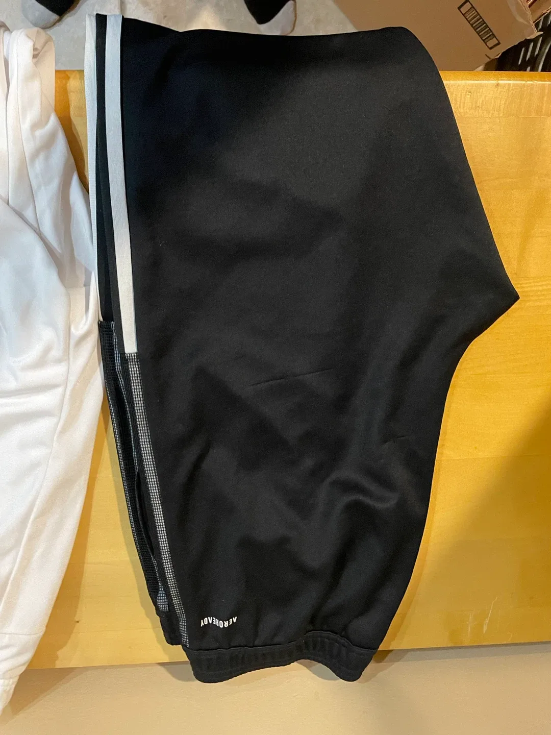 Adidas Training Hoodie & 2 Black & White joggers image indicator(3)