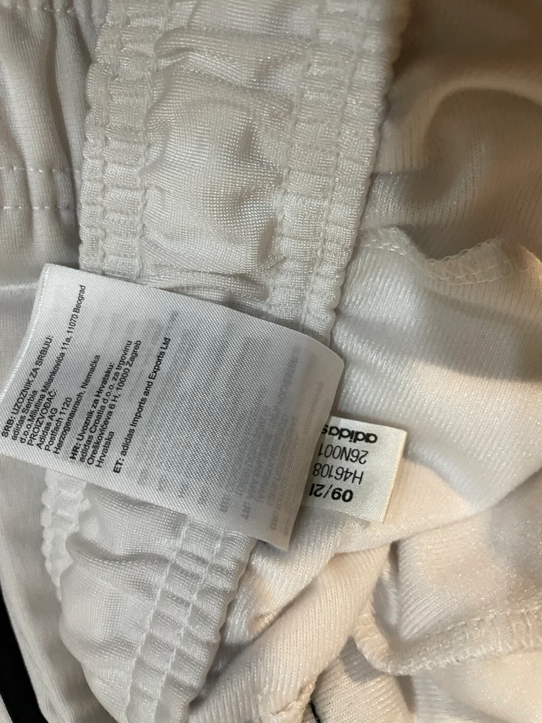 Adidas Training Hoodie & 2 Black & White joggers image indicator(9)