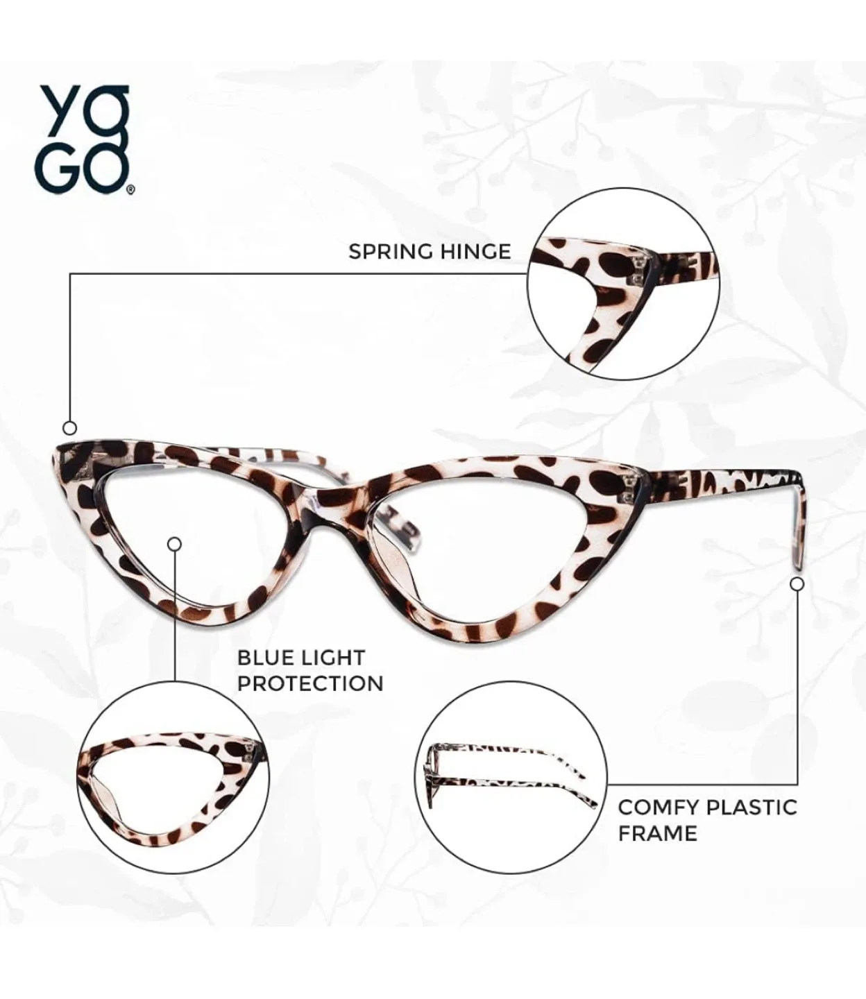 Women’s  Blue Light Blocking Glasses (2 Pairs) image indicator(5)