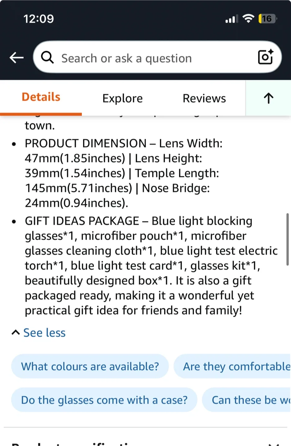 Women’s  Blue Light Blocking Glasses (2 Pairs) image indicator(8)