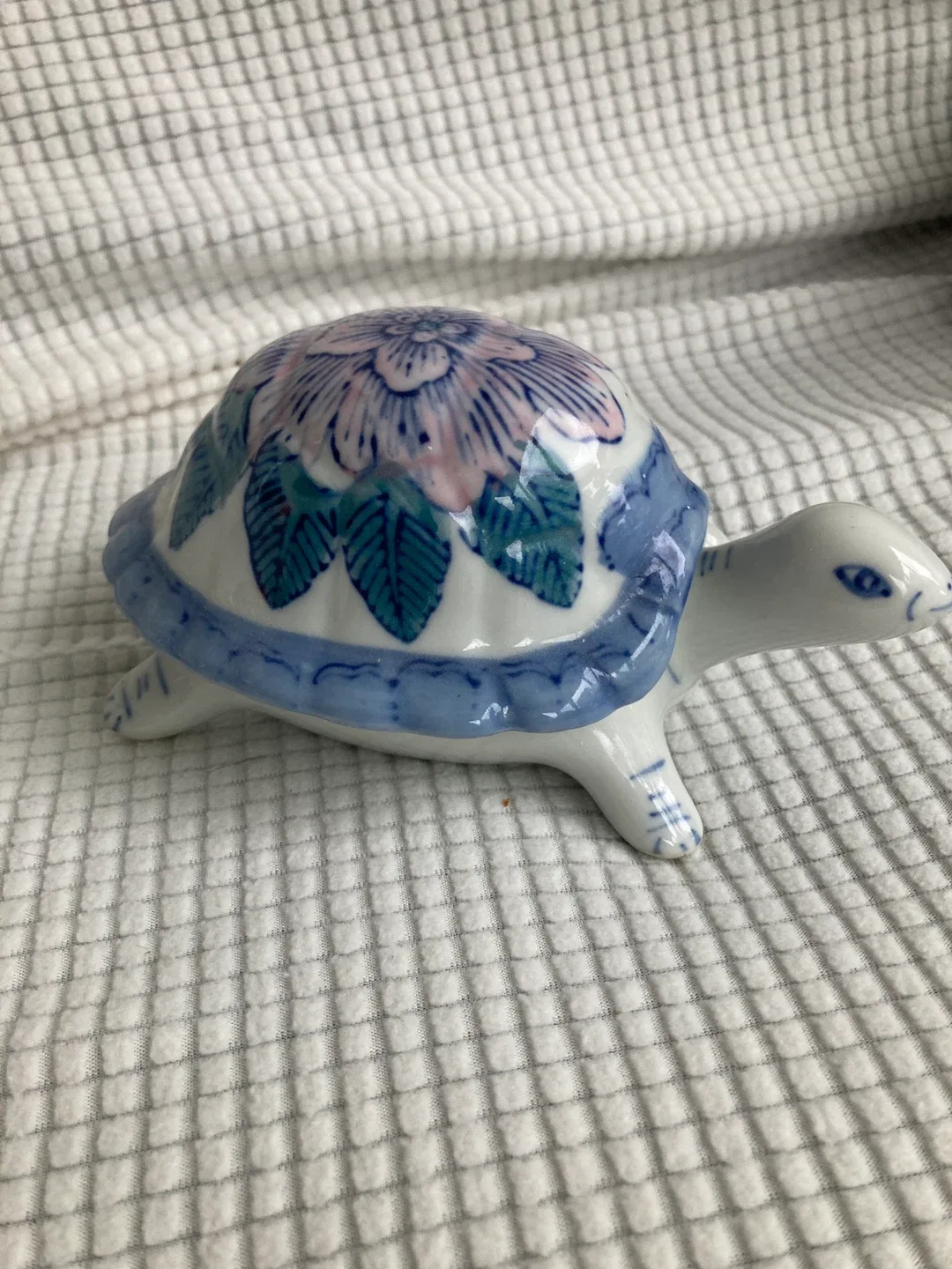 Ceramic Turtle Trinket Box