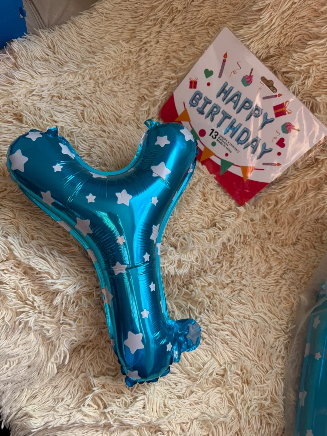 Happy Birthday Blue Foil Balloons Frozen image indicator(5)