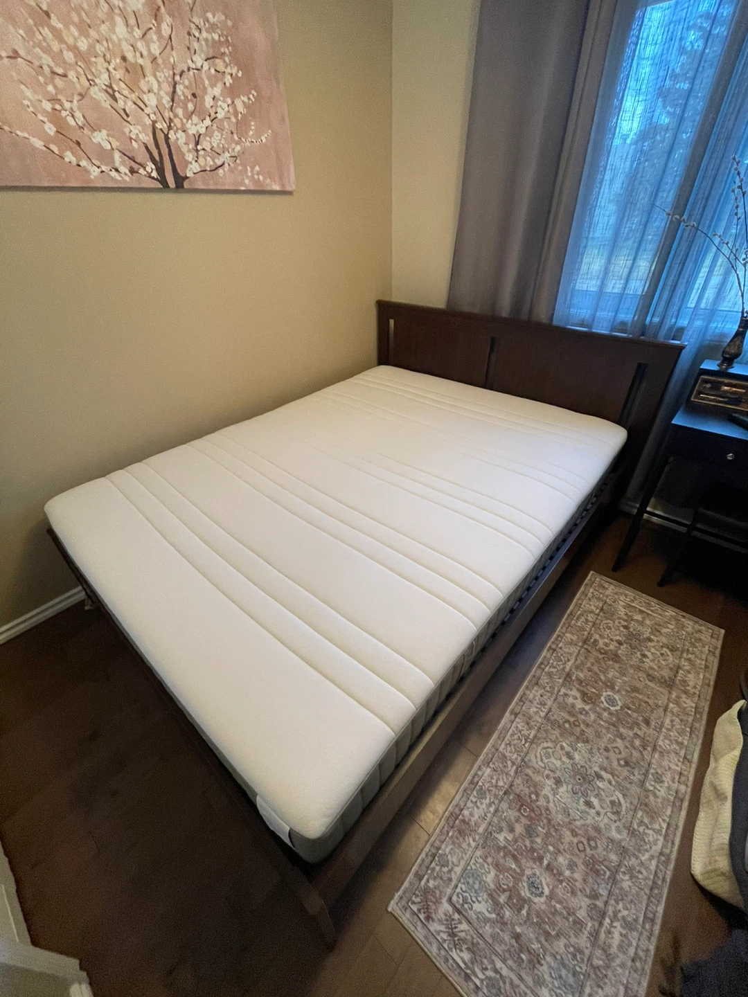 Queen Size Mattress and Bed Frame