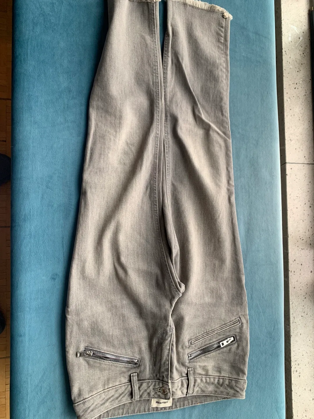 Zadig & Voltaire AVA ECO GRIS Jeans, Size 26