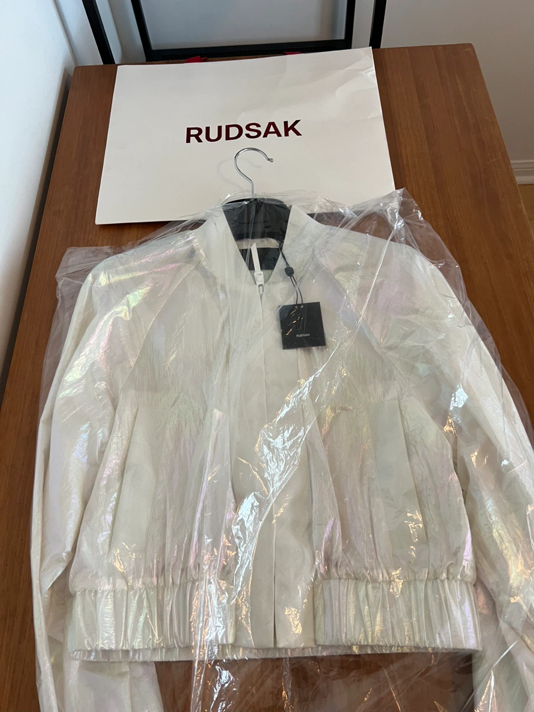 Rudsak Iridescent Eggshell Jacket (BRAND NEW)