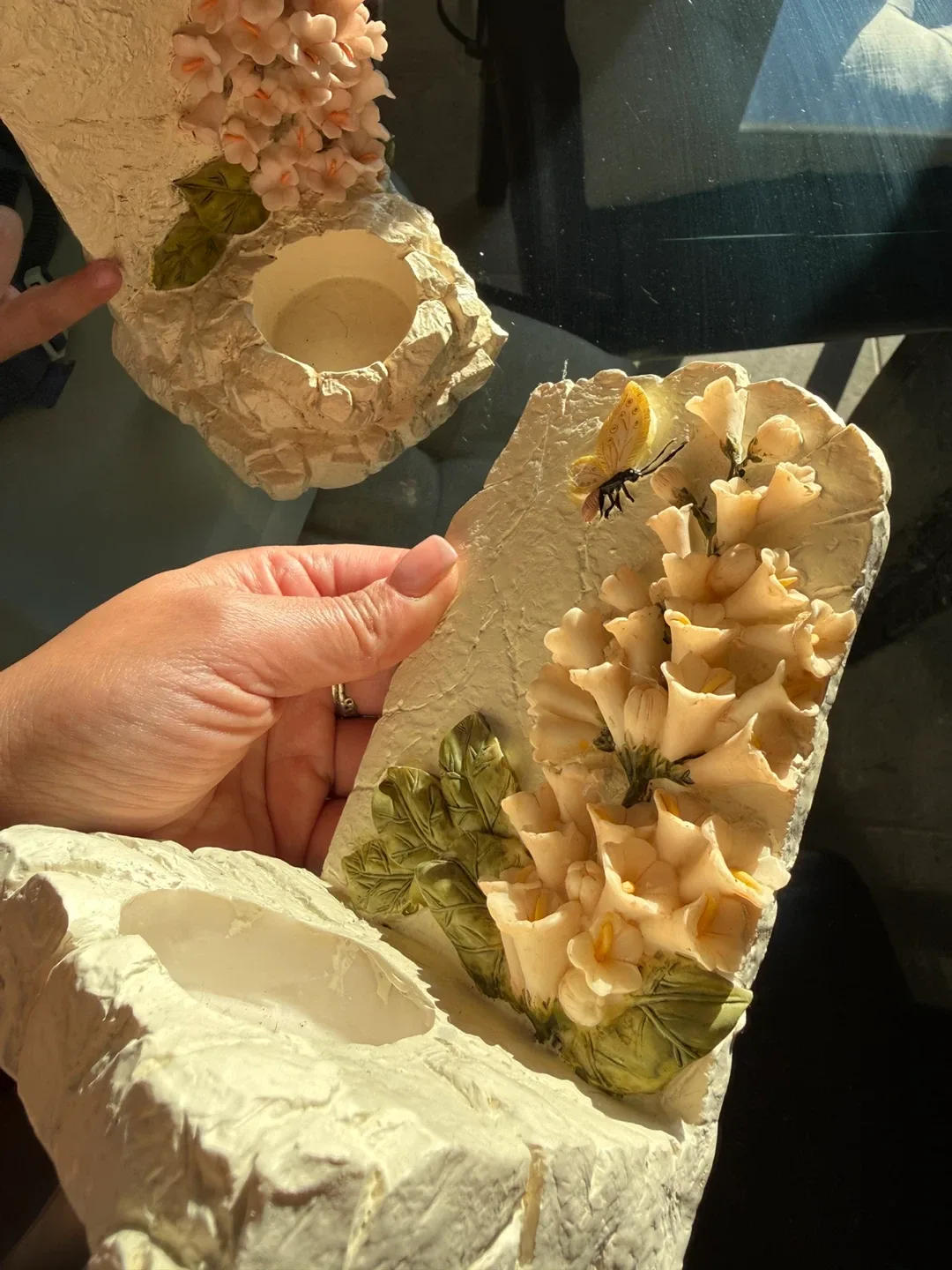 1998 Youngs Garden Wall Votive Candle Holder -set of 2 image indicator(4)