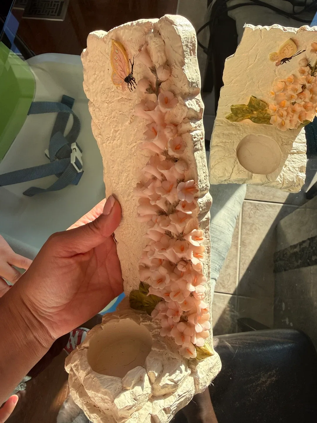 1998 Youngs Garden Wall Votive Candle Holder -set of 2 image indicator(3)