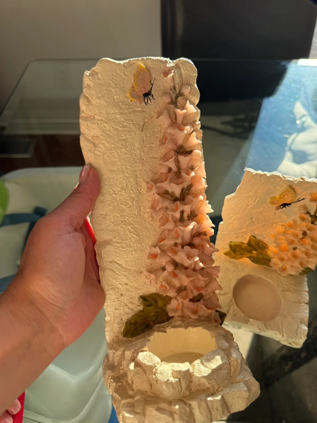 1998 Youngs Garden Wall Votive Candle Holder -set of 2 image indicator(6)