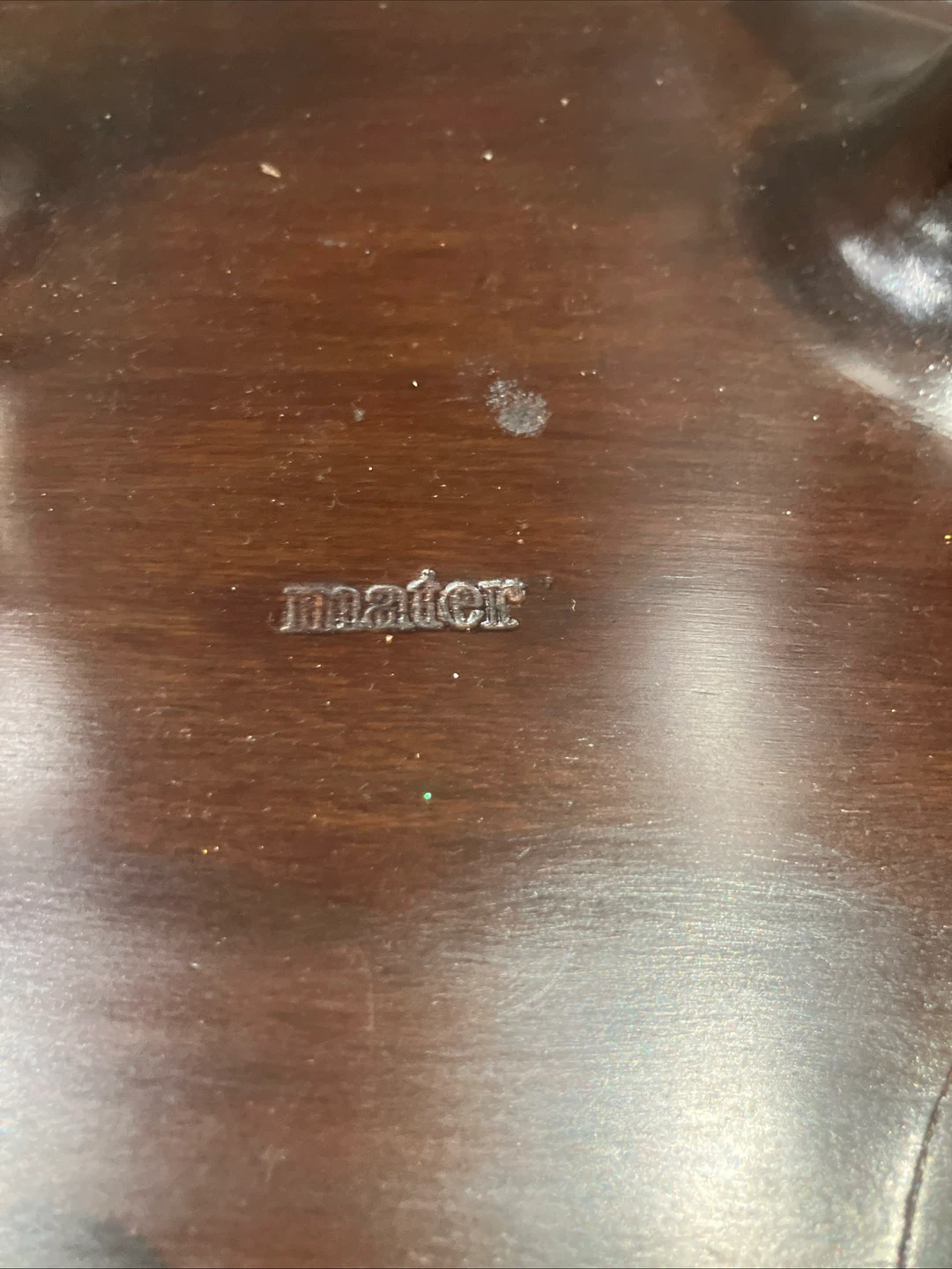 5 Mater Bar Stool - Black Leather Seat - photo 5