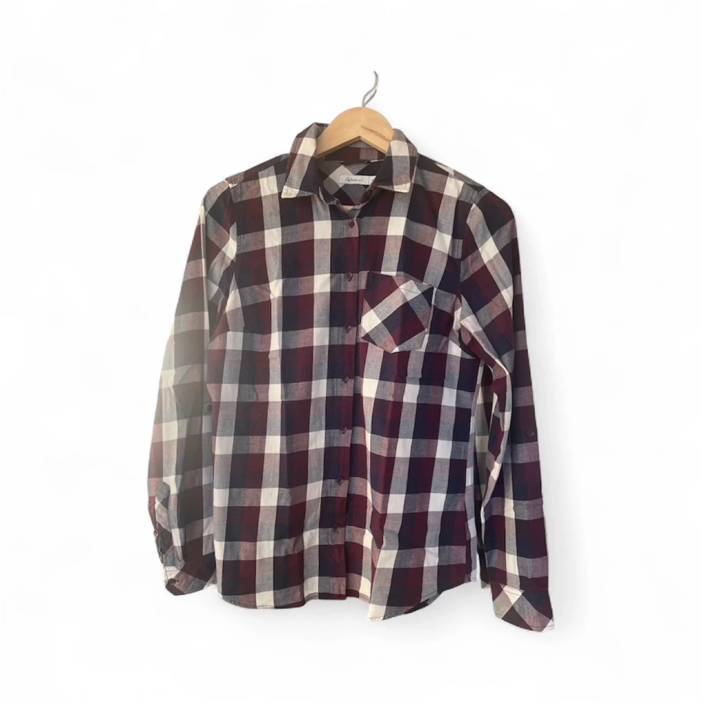 Reitmans Plaid Long-Sleeve Shirt
