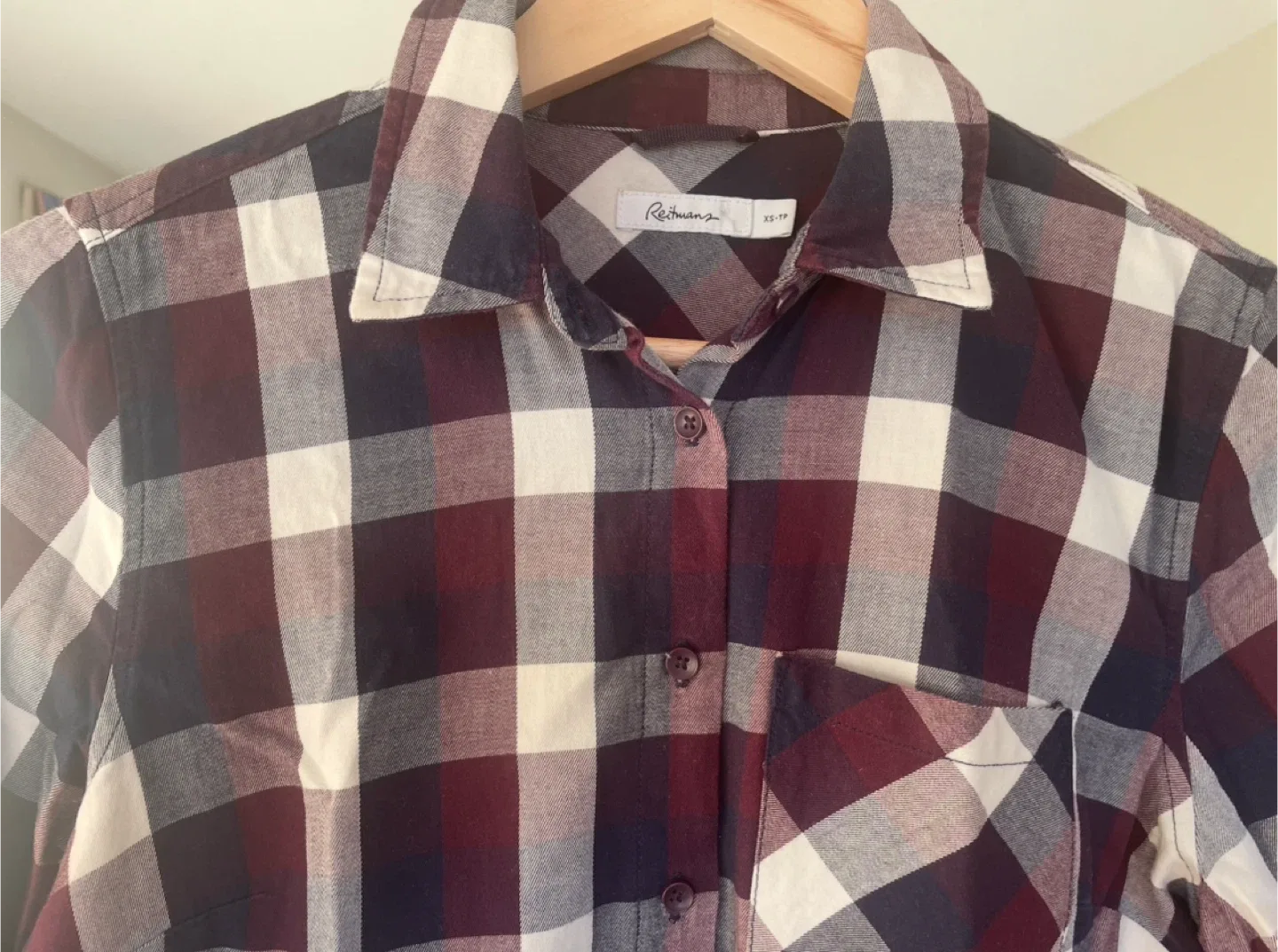 Reitmans Plaid Long-Sleeve Shirt image indicator(2)