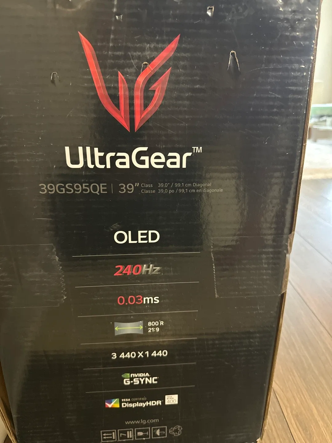 LG UltraGear 39GS95QE 39" OLED Monitor image indicator(3)