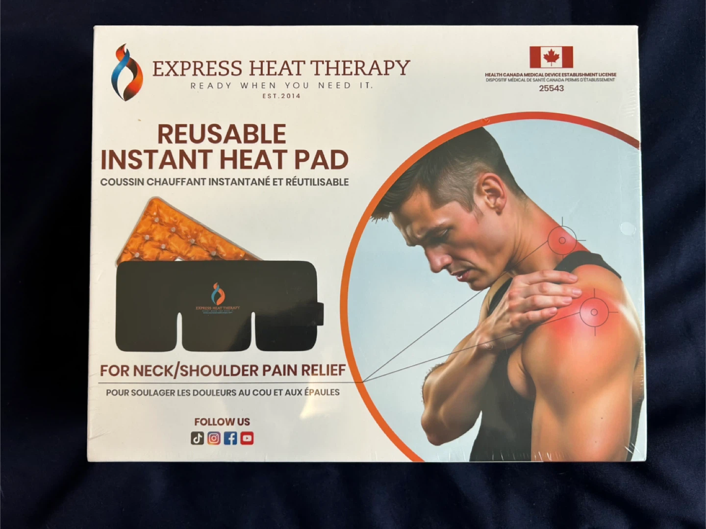 Express Heat Therapy Reusable Instant Heat Pad