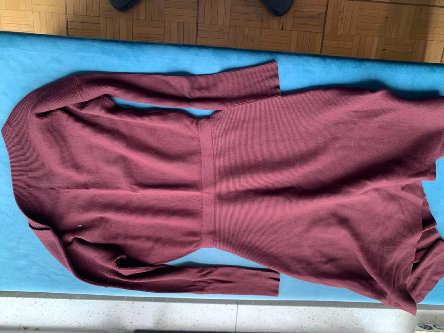 AllSaints Burgundy Dress, Size Small - photo 2