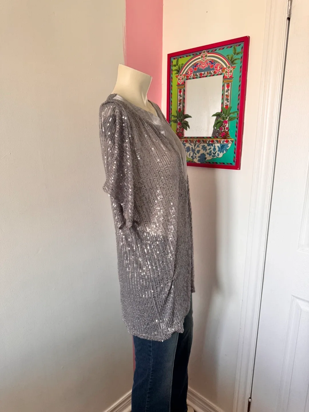 Silver Sequin Top image indicator(2)