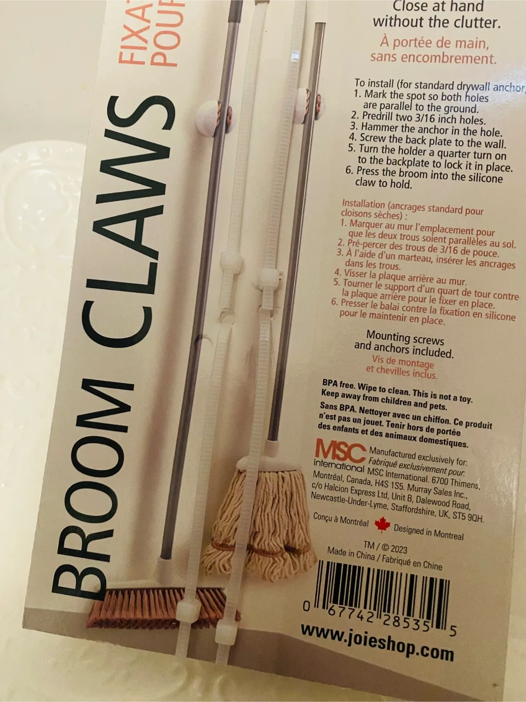 Joie Broom Claws - New in Package image indicator(4)