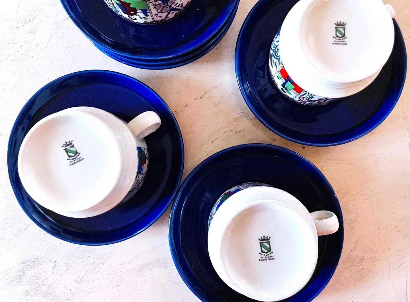 Italian vintage 60’s Coffee /tea set for 6 . Brand new condition image indicator(4)