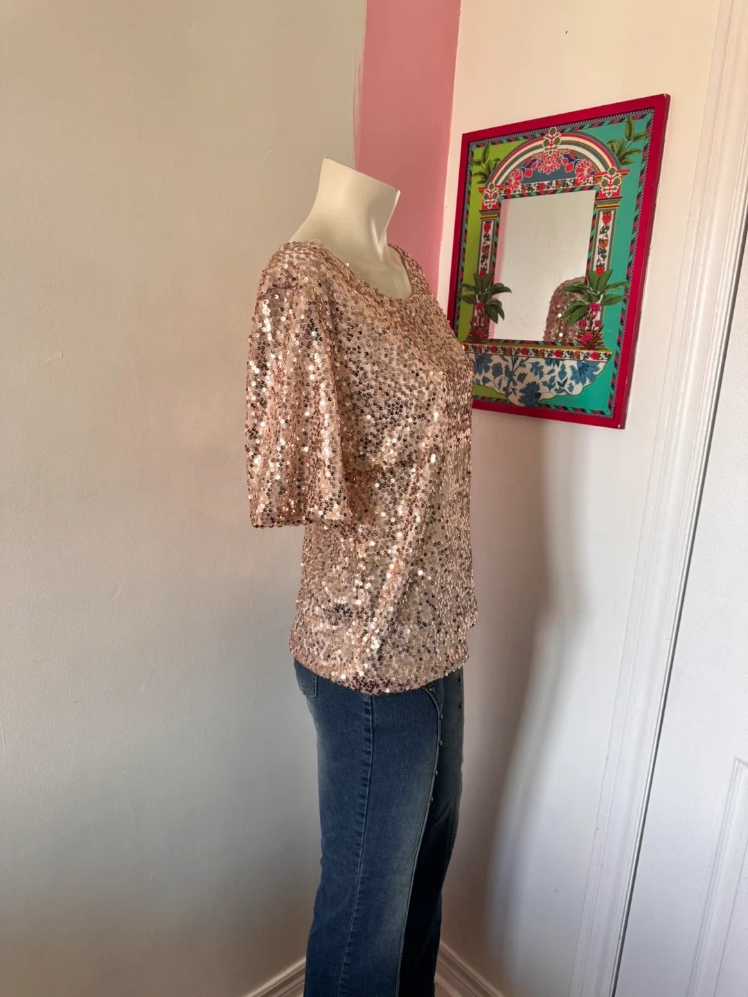 Rose Gold Sequin Top image indicator(2)