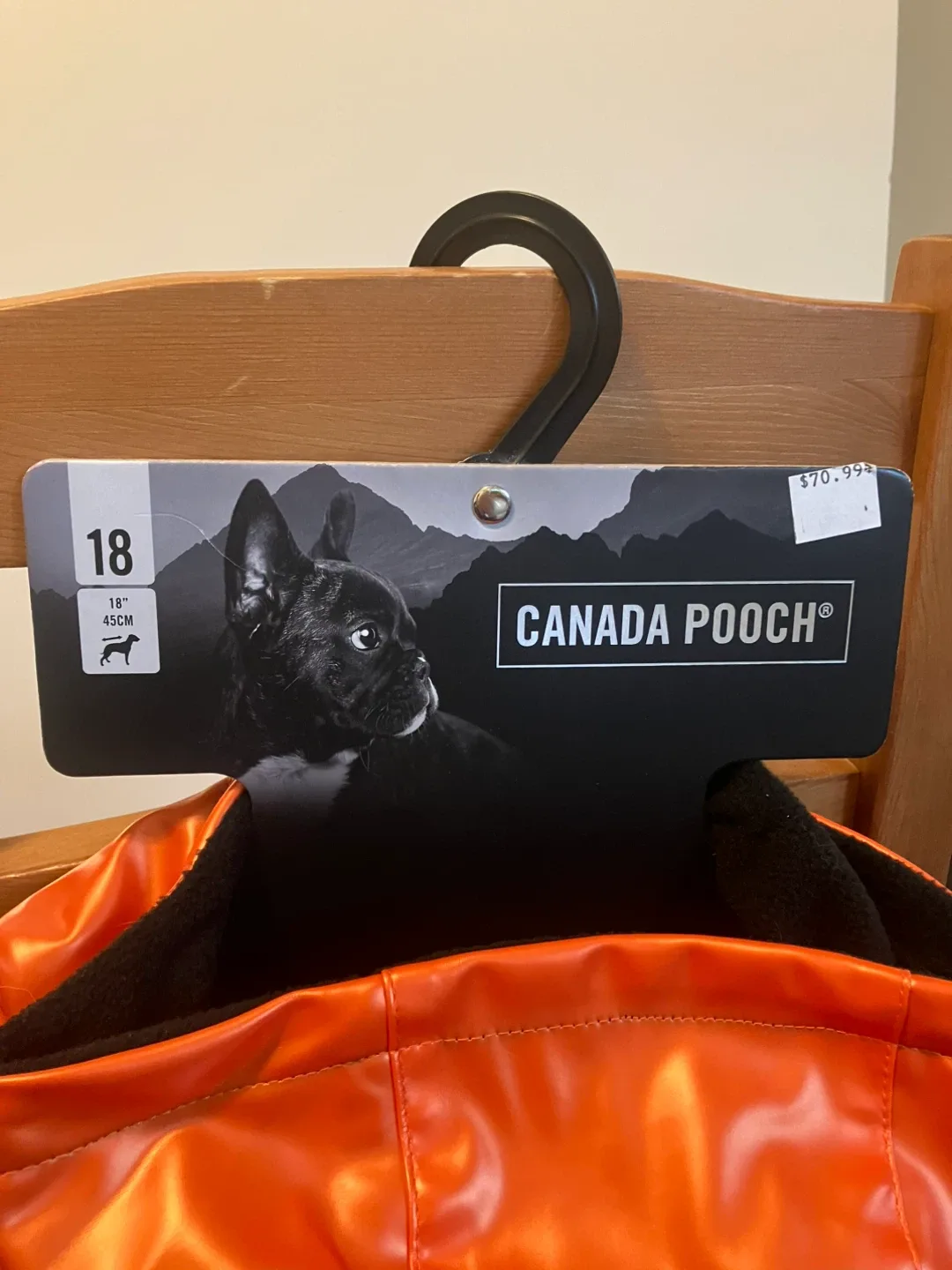 BNWT Canada Pooch Cold Front Raincoat - Size 18 image indicator(2)