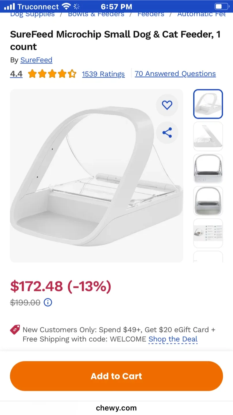 SureFeed Microchip Pet Feeder - Small Dog & Cat image indicator(3)