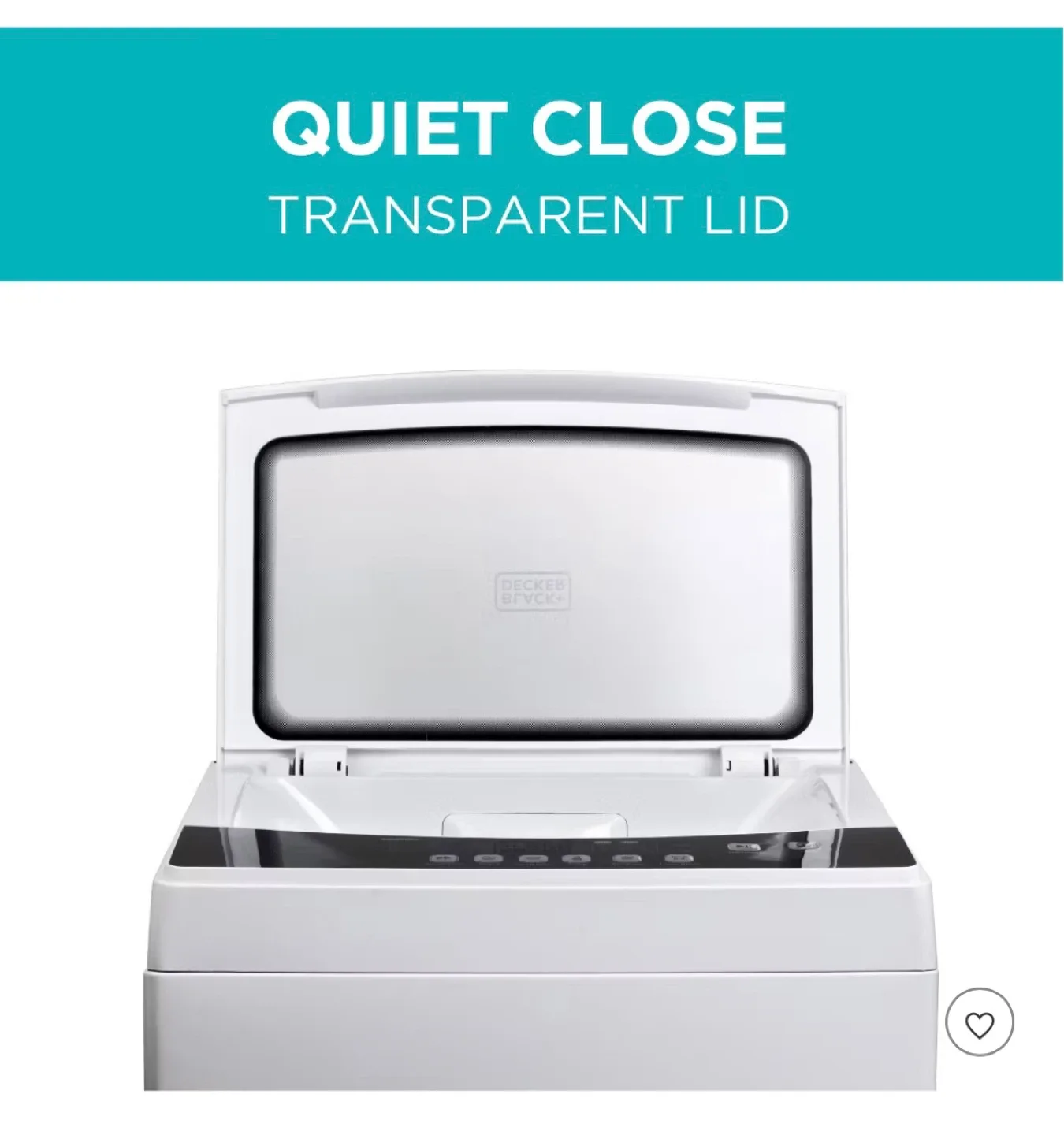 BLACK+DECKER Top Load Portable Washer image indicator(5)