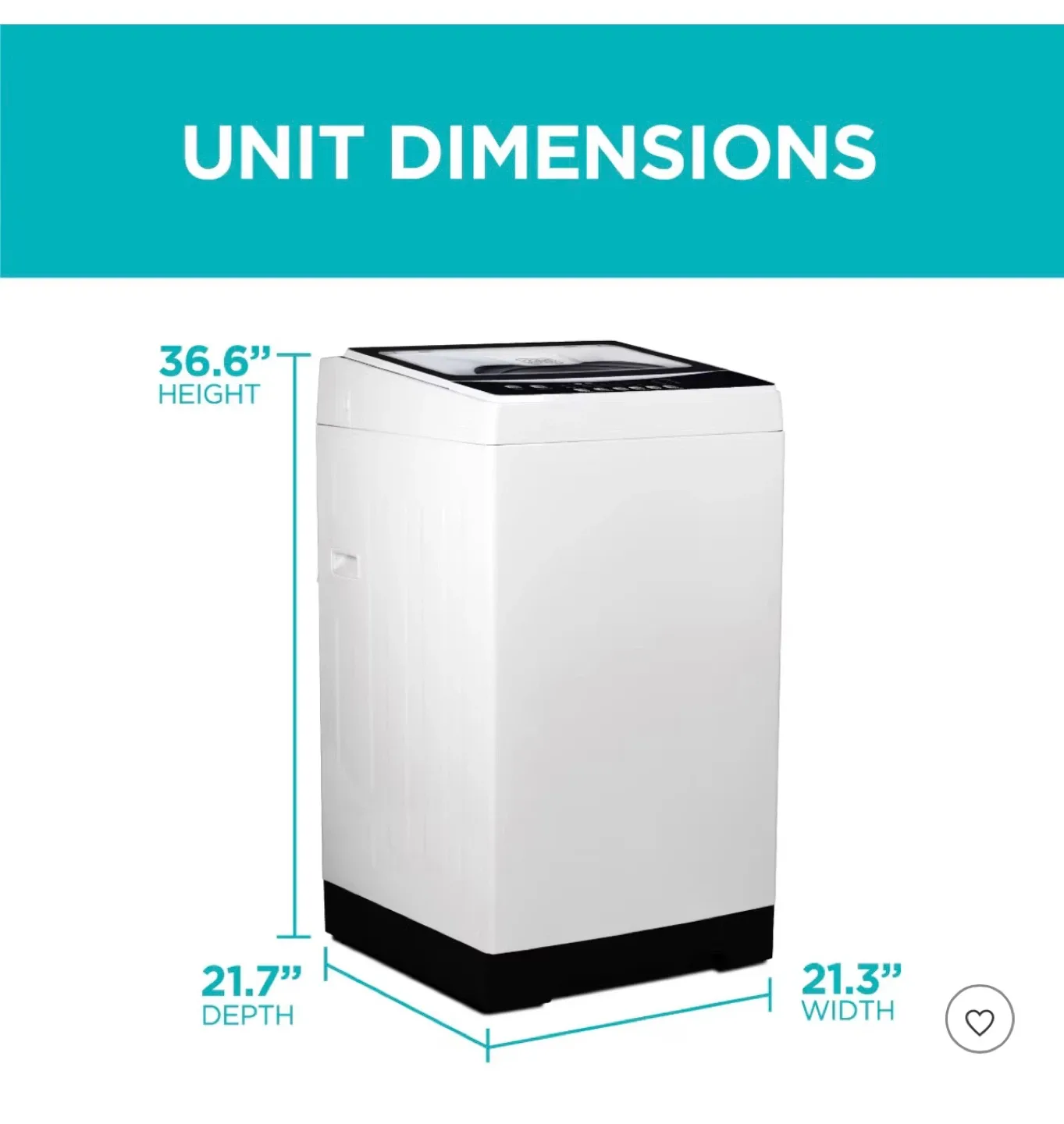 BLACK+DECKER Top Load Portable Washer image indicator(7)