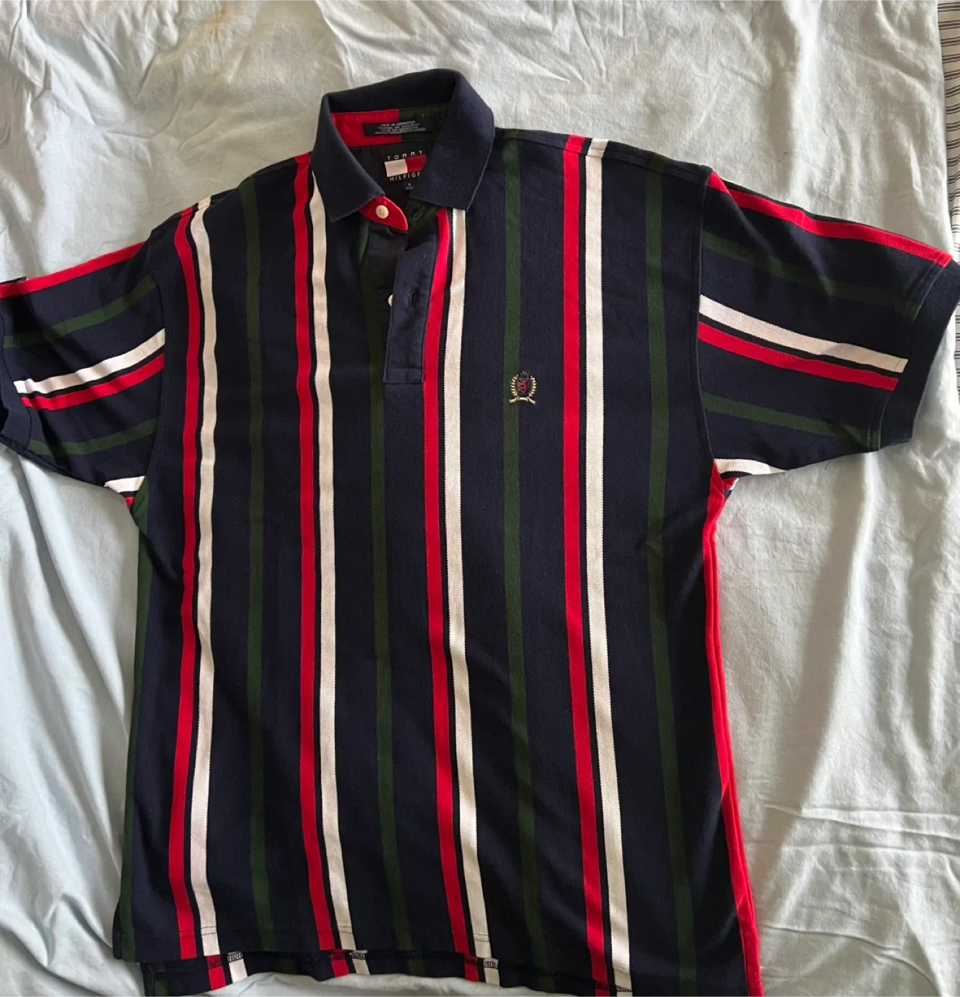 Tommy Hilfiger Striped Polo Shirt - Size S image indicator(2)