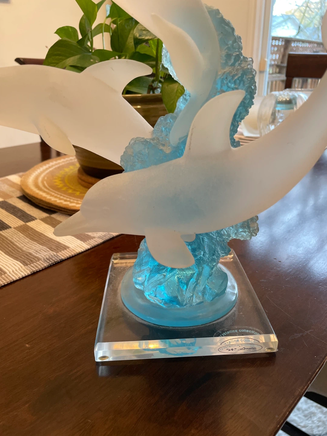 Crystalline Collection Crystaline Animals Dolphin Sculpture - photo 2