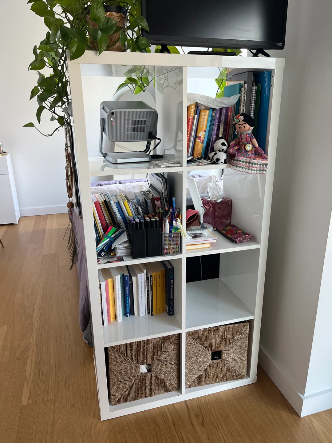 IKEA Kallax White Shelving Unit