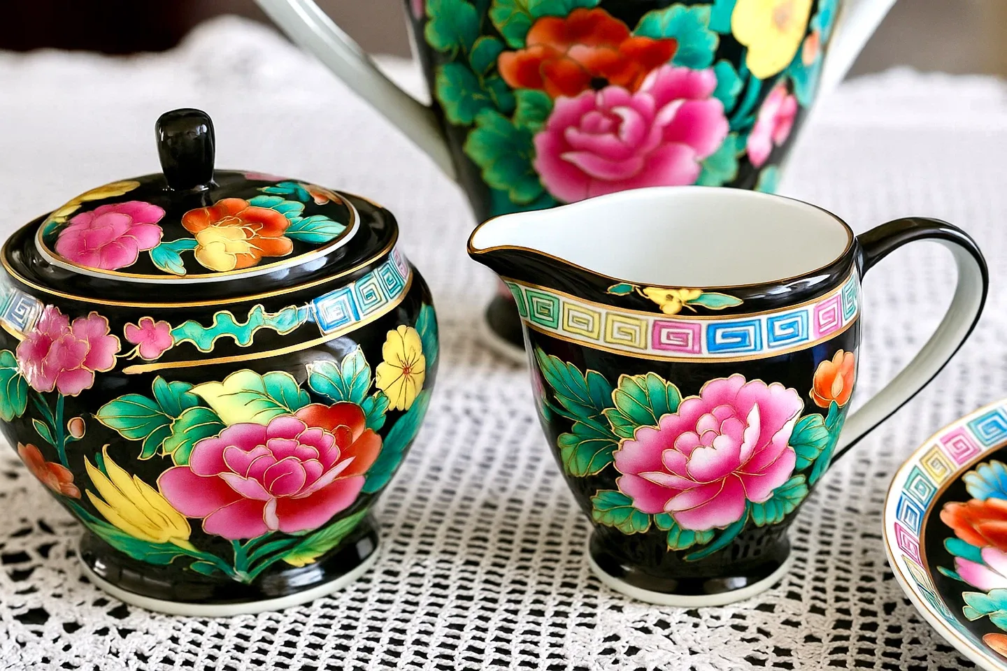 vintage 60’s Coffee /tea set for 6 . Brand new condition image indicator(4)