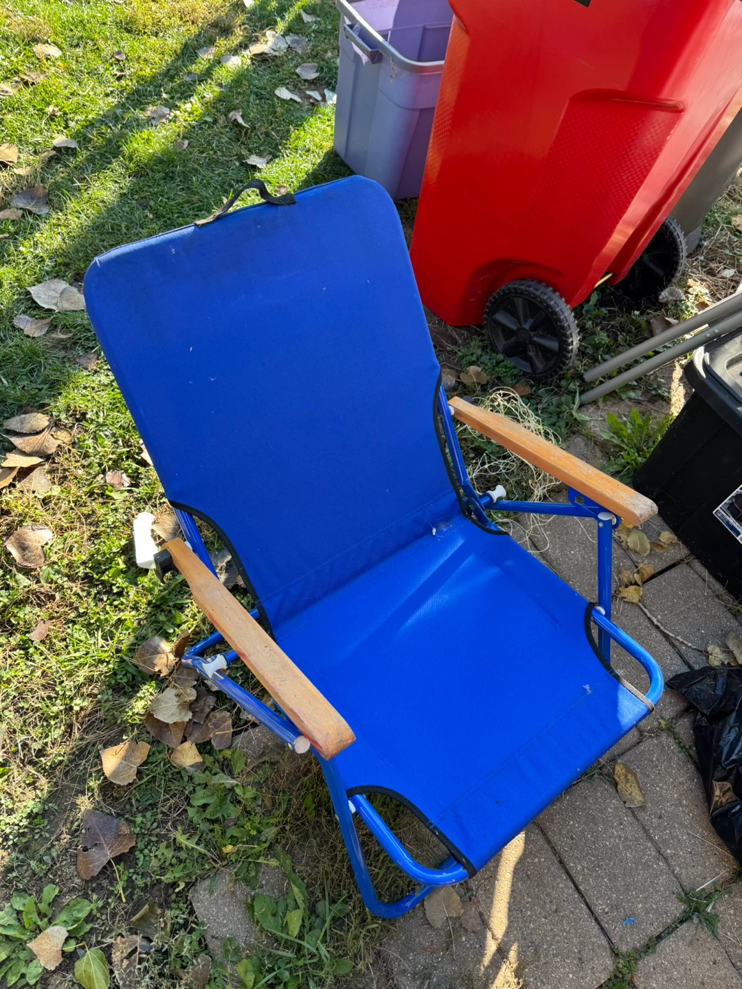 Blue Beach Chair - photo 2