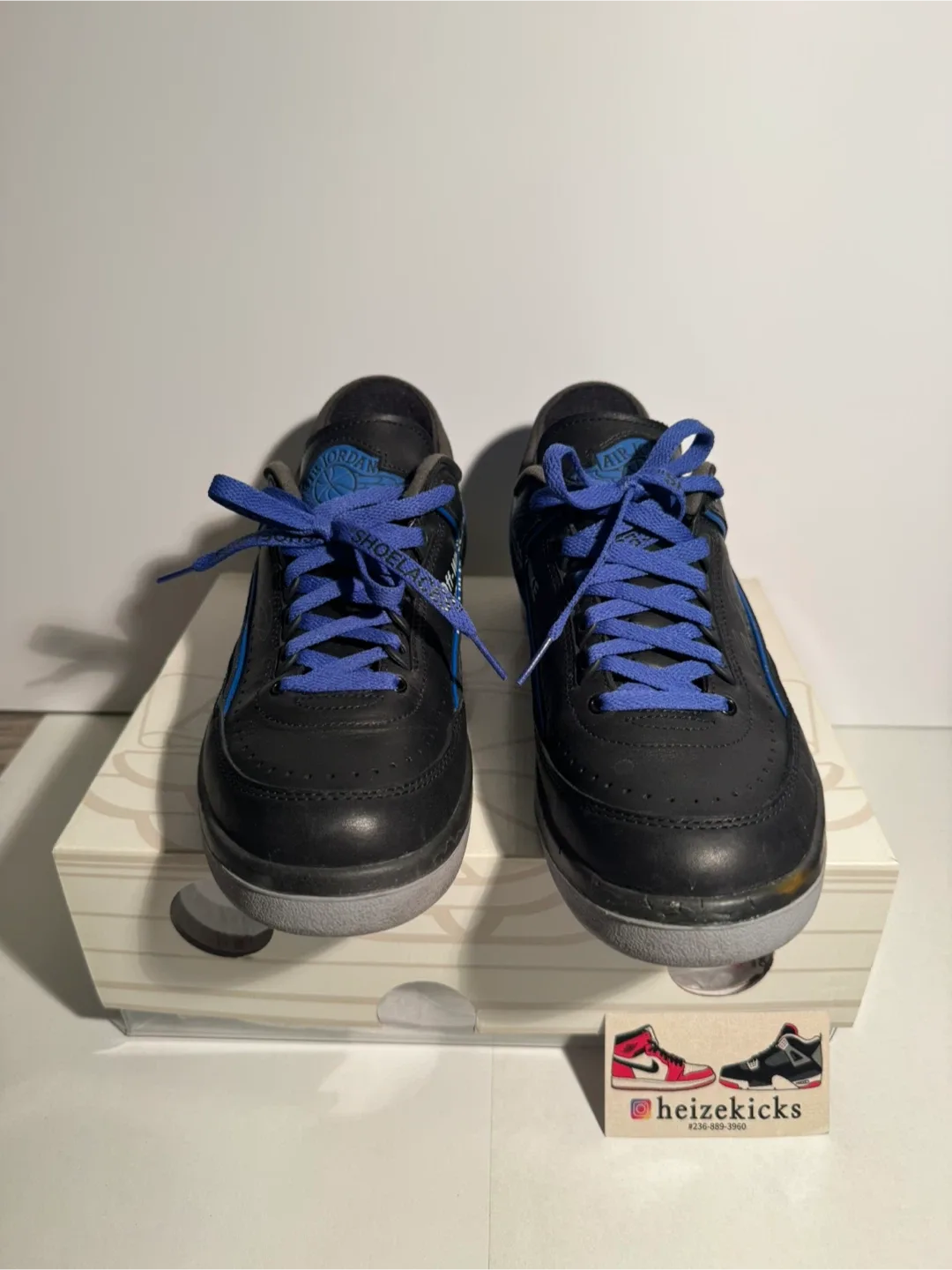 Jordan 2 Low Off-White Black size 8.5 image indicator(3)