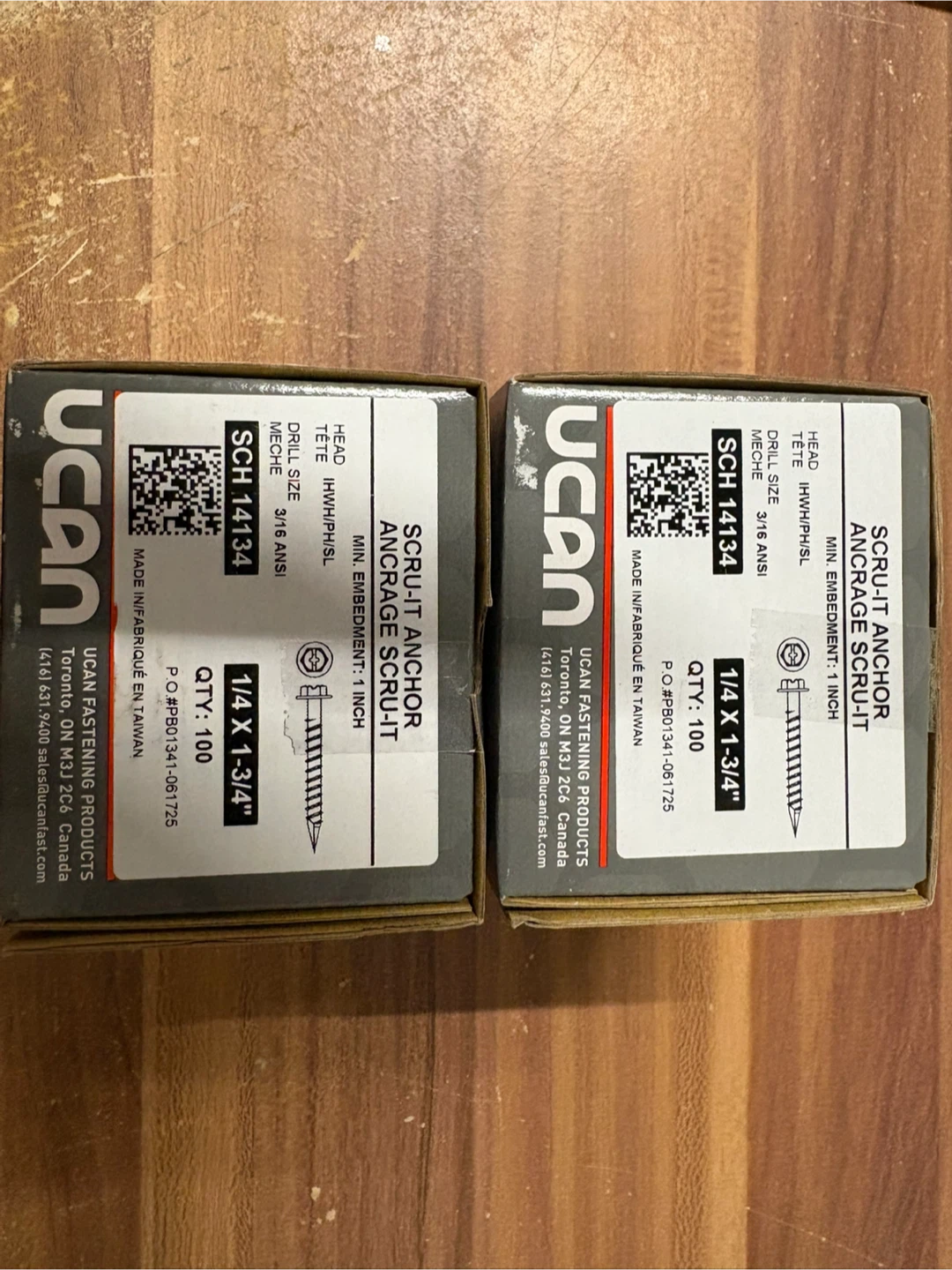 UCAN Concrete Anchors - 1/4 x 1-3/4 inch - photo 4