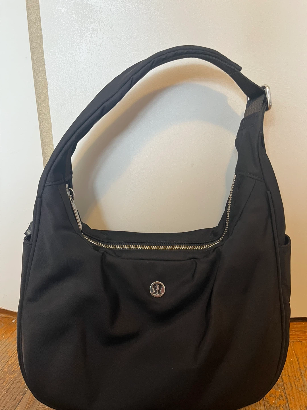 Lululemon Black Nylon Shoulder Bag