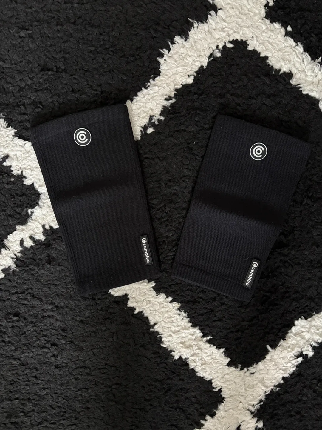 Cambivo Knee Sleeves, Black, Size M thumbnail