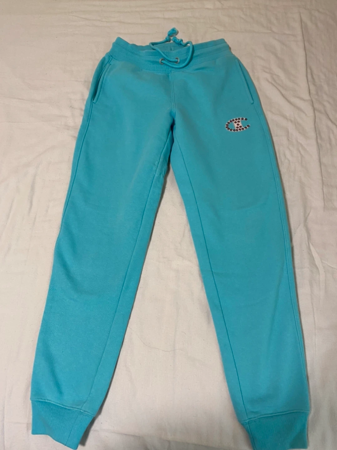 Champion Reverse Weave X-Small Mint Floral Motif Jogger Pant