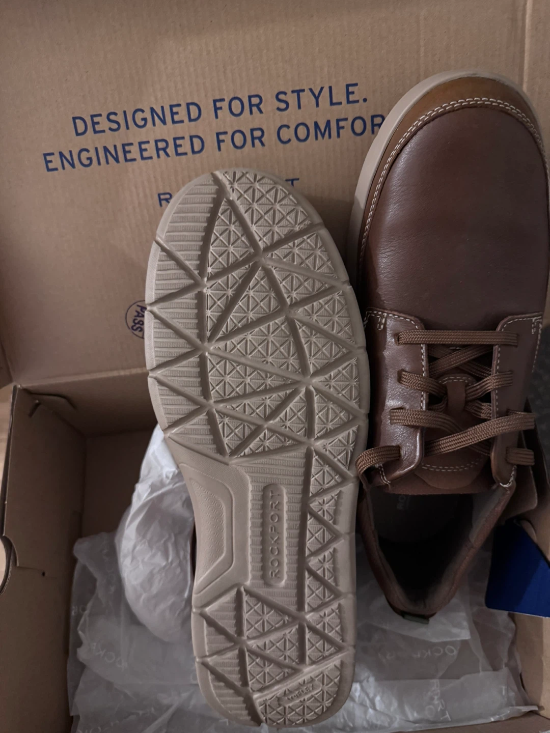 Brand New Rockport Men's Leather Shoes US 10 - photo 2