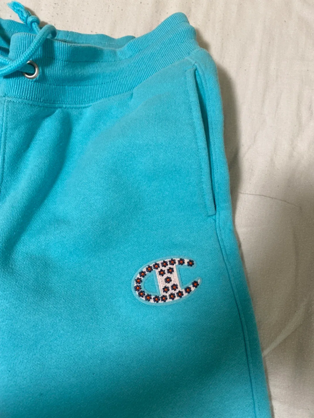 Champion Reverse Weave X-Small Mint Floral Motif Jogger Pant image indicator(3)