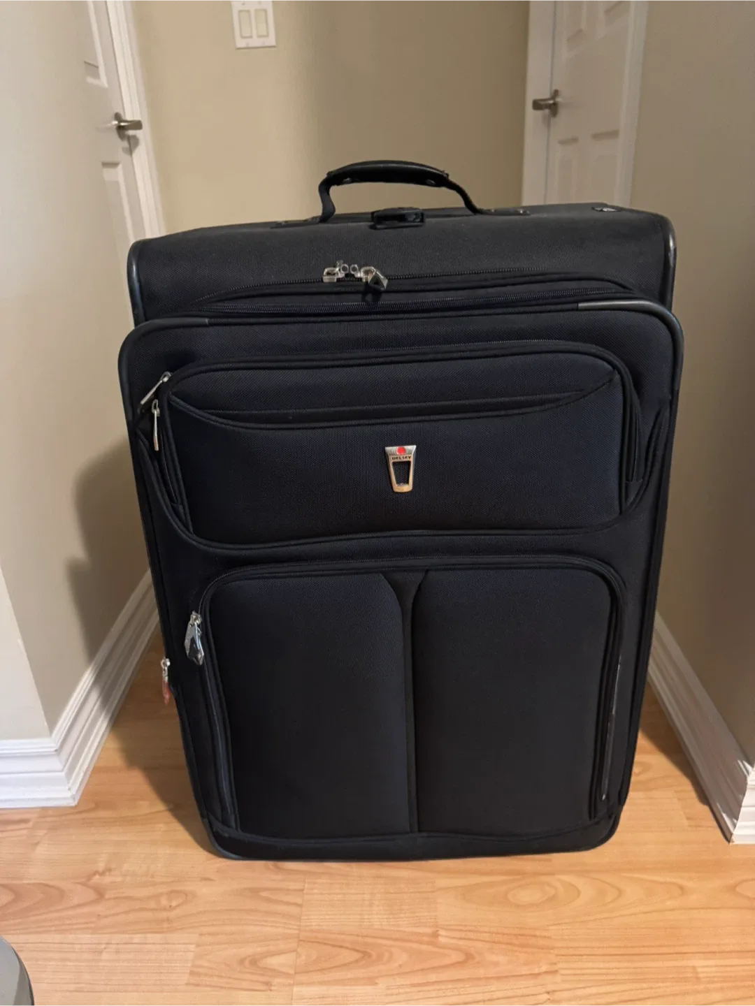 Delsey large suitcase  - black thumbnail