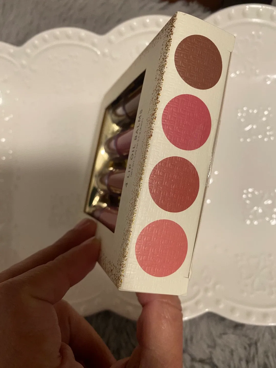 New (unused) Lip Care Essentials - 4 Lip Oil Balms image indicator(3)