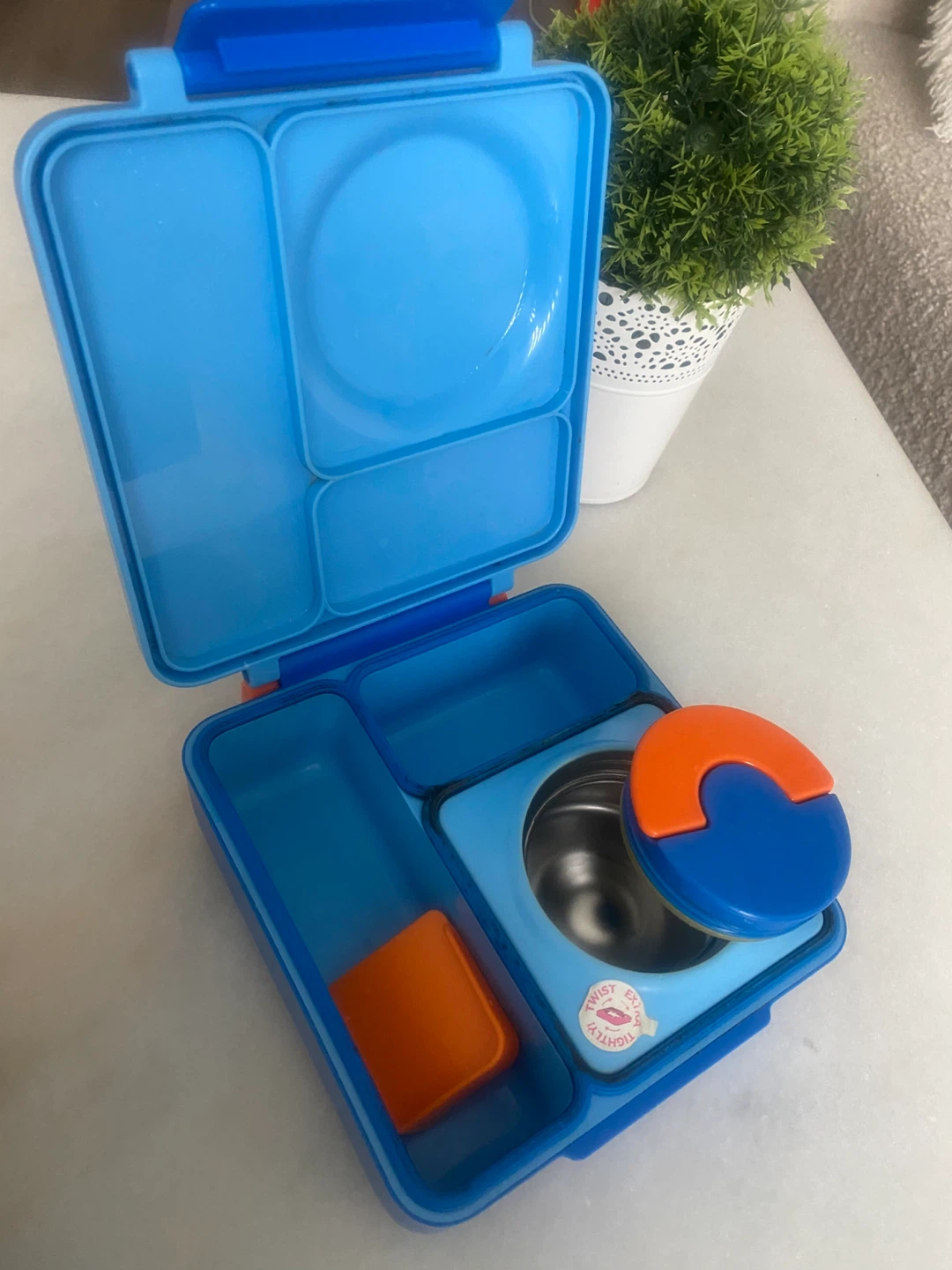 OmieBox Bento Lunch Box - Blue - photo 3