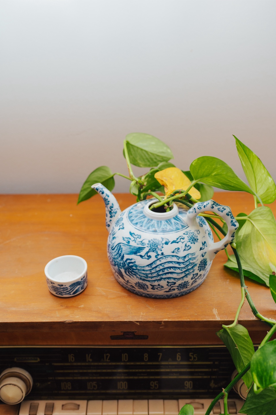 Chinoiserie Teapot + Cup 💙