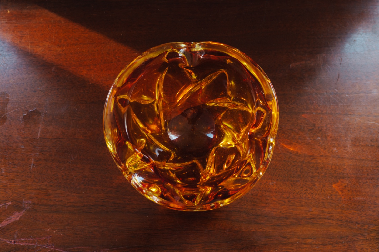 70’s Vintage Glass Ashtray 🧡 - photo 2