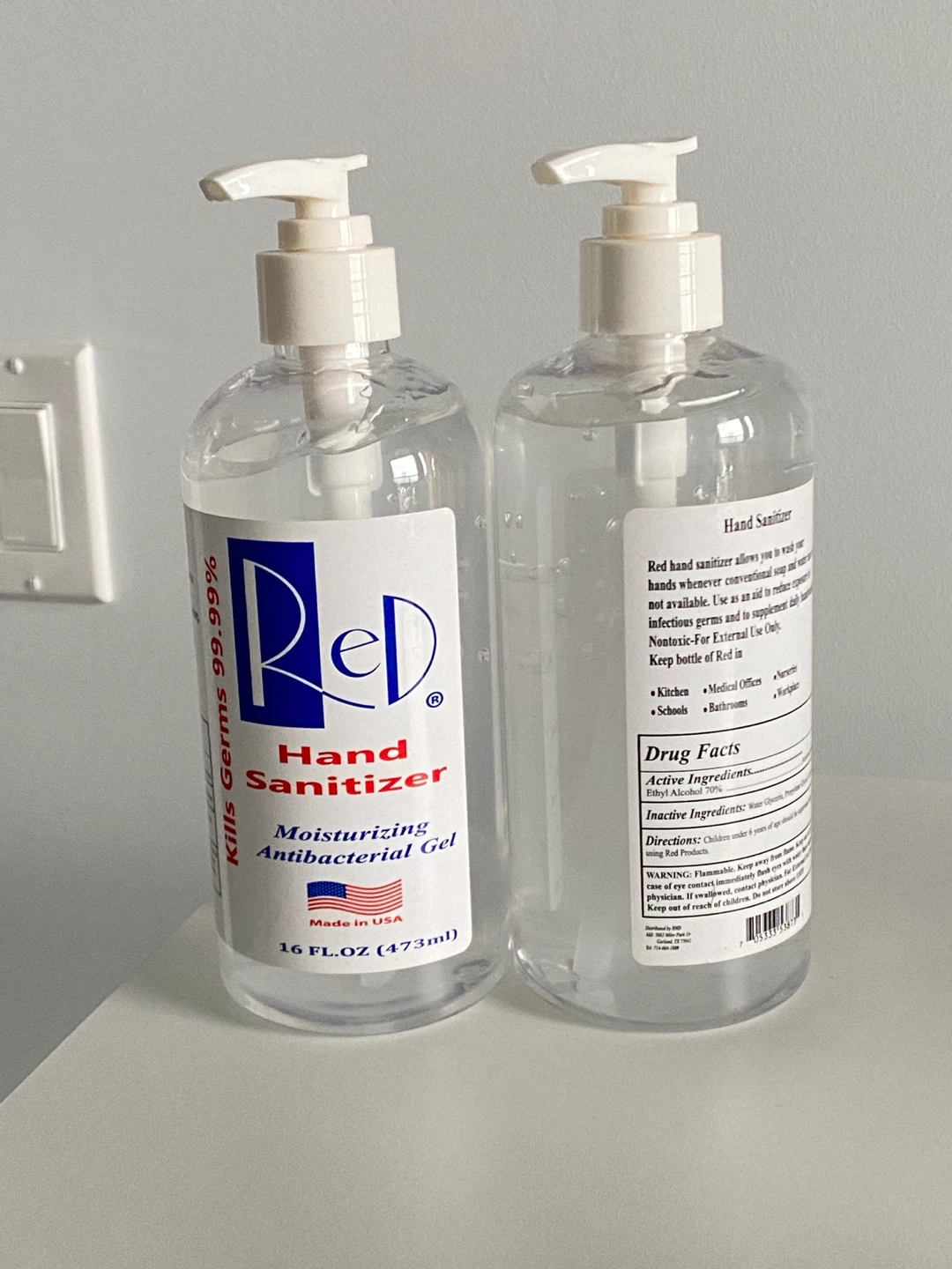 Made in USA 🇺🇸Set of 2 Big Bottles of Hand Sanitizers