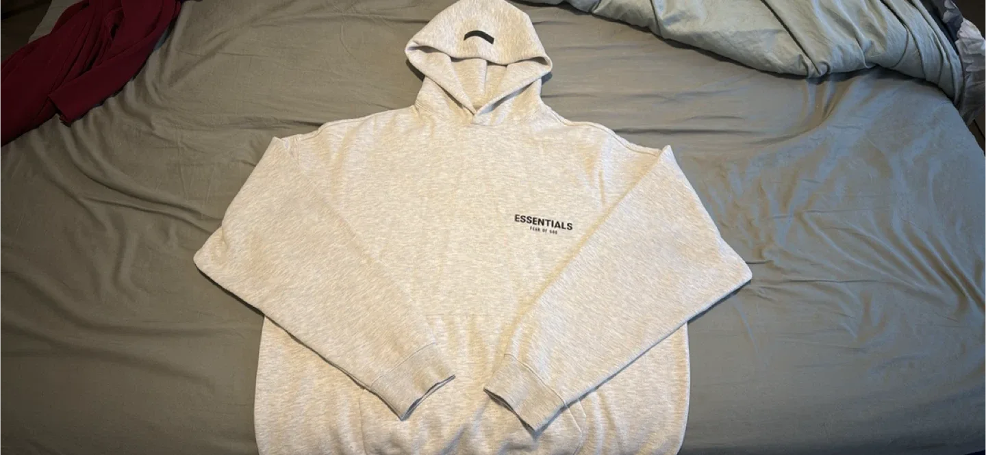 Essentials Fear of God Hoodie Light Oatmeal image indicator(4)