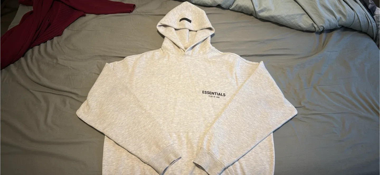 Essentials Fear of God Hoodie Light Oatmeal image indicator(3)