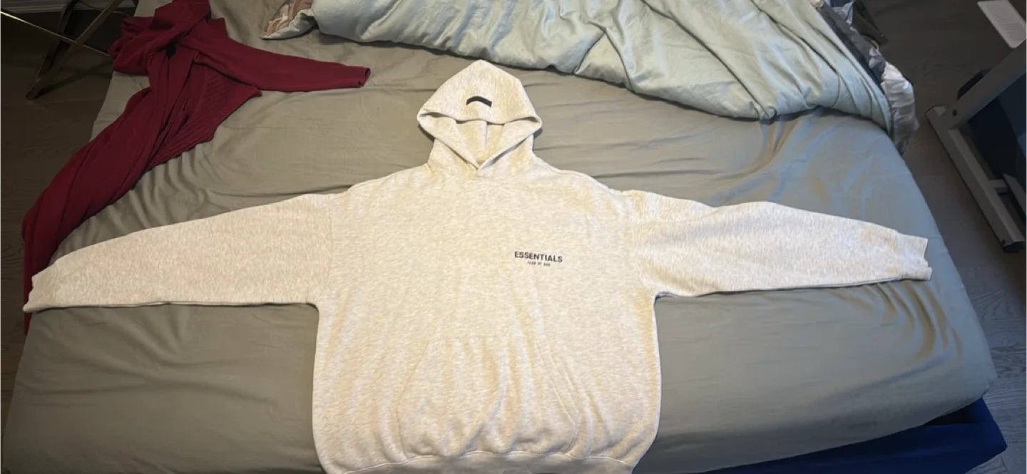 Essentials Fear of God Hoodie Light Oatmeal image indicator(2)